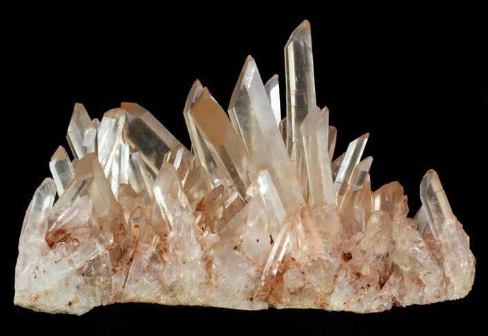 Tangerine Quartz Crystal Cluster - Madagascar #58761